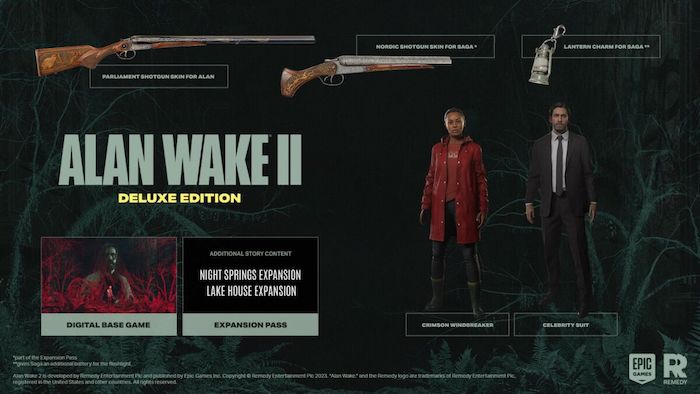 deluxe edition alan wake 2
